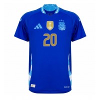 Pánský Fotbalový dres Argentina Alexis Mac Allister #20 Copa America 2024 Venkovní Krátký Rukáv